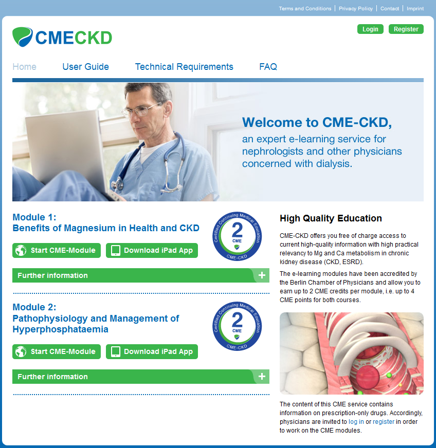 CME & E-Learning | CME-CKD_Webseite